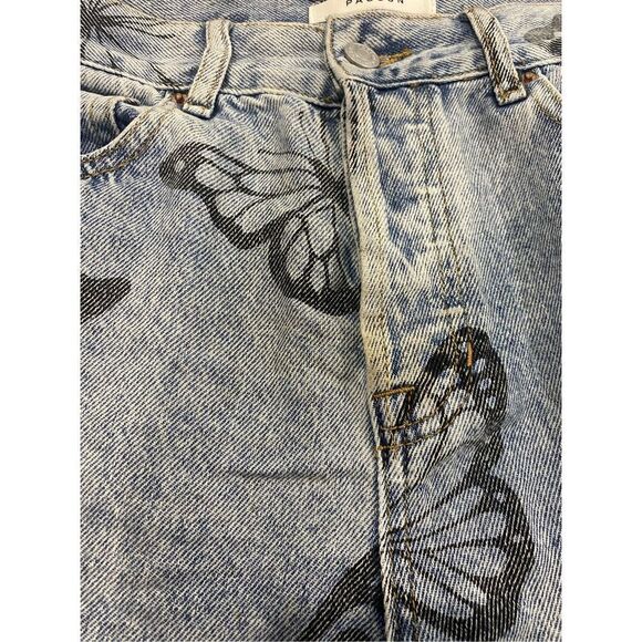Pacsun Buttlerfly High Rise Straight Jeans Size 25 - Picture 11 of 13
